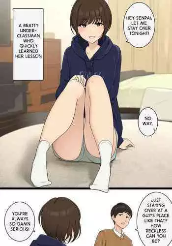 Namaiki Bakkari Iu kedo Sugu Wakaraserarechau Kouhai-chan no Ohanashi | A Bratty Underclassman Who Quickly Learned Her Lesson