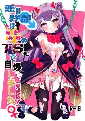 Aku no Kanbu wa Himitsu Heiki no TS-ka de Jibaku Shimashita