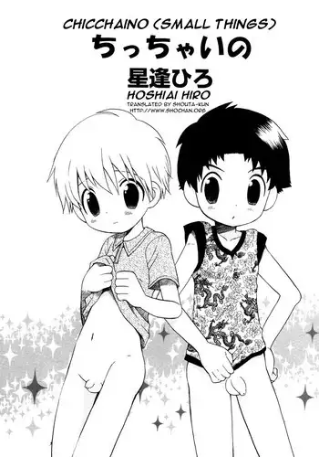 [Hoshiai Hilo] Chicchaino (Shounen Shikou 5) [English] [Shouta-kun]