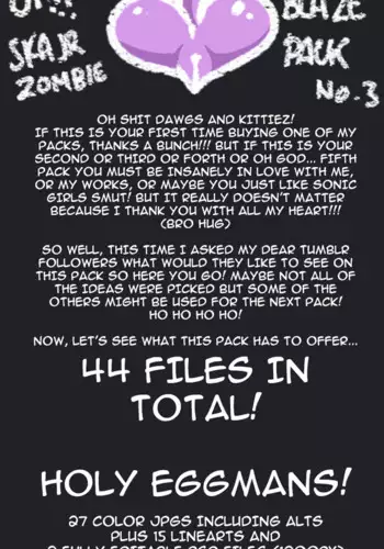 Blaze and friends pack