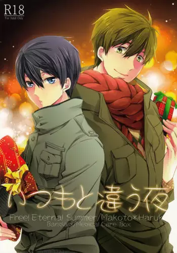 (C87) [Kyuukyuubako (Band Aid)] Itsumo to chigau yoru (Free!) [English] {Rapinii}